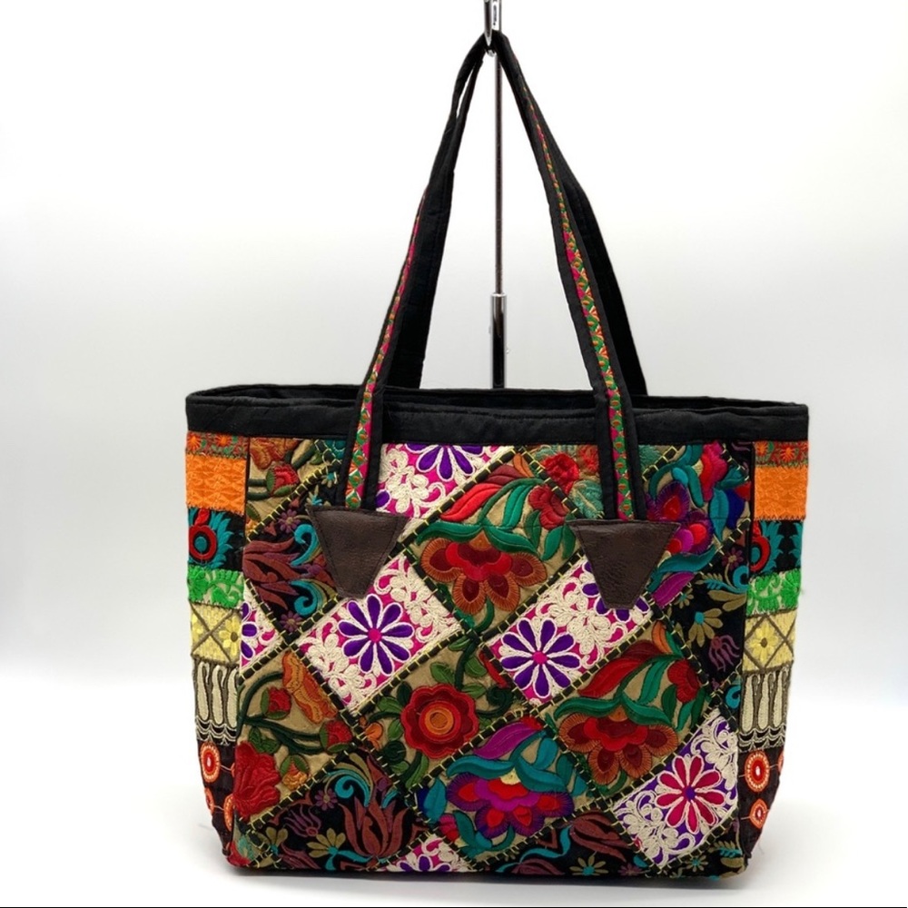 Embroidered Tote Bag